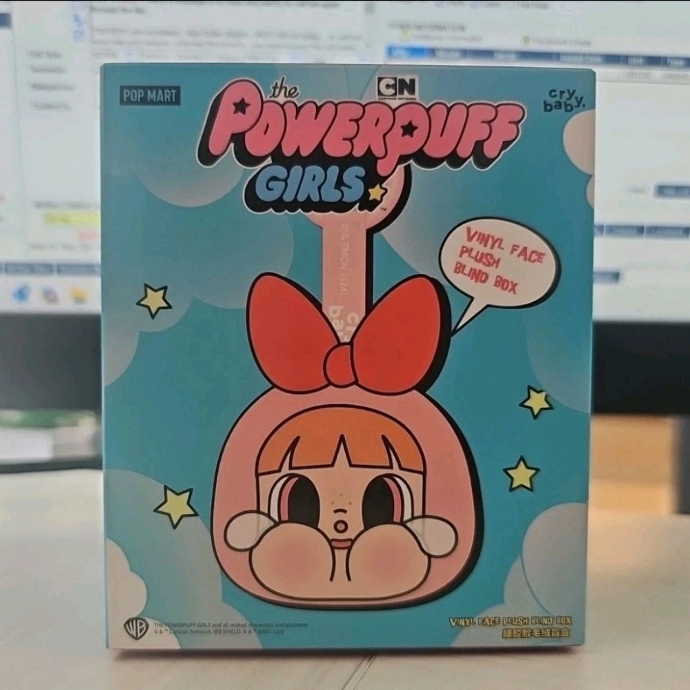 Popmart Crybaby Powerpuff Girls Plush Pendant Series NEW Sealed In Box Blind Box